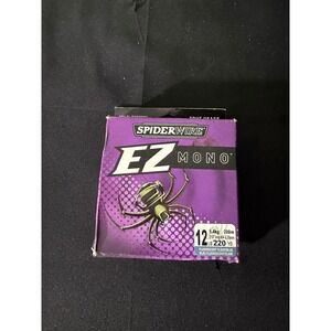 SpiderWire EZ Mono Fishing Line 12lb Fluorescent Clear Blue‎ NEW 220yd Spool